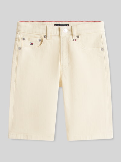 Tommy Hilfiger Teens Relaxed Fit Jeansshorts aus reiner Baumwolle Ecru 2