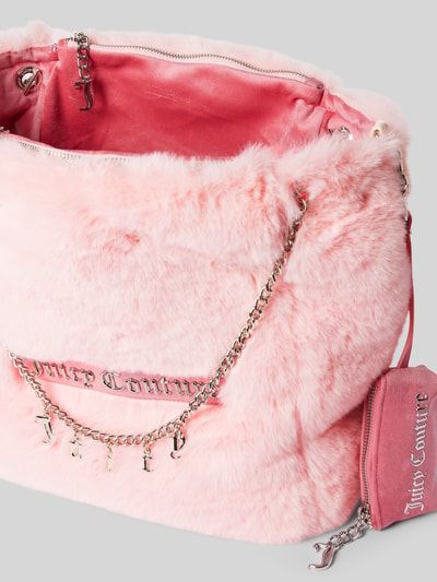 Juicy Couture Handtas met labelapplicatie, model 'ISABLLE' Rosé - 5