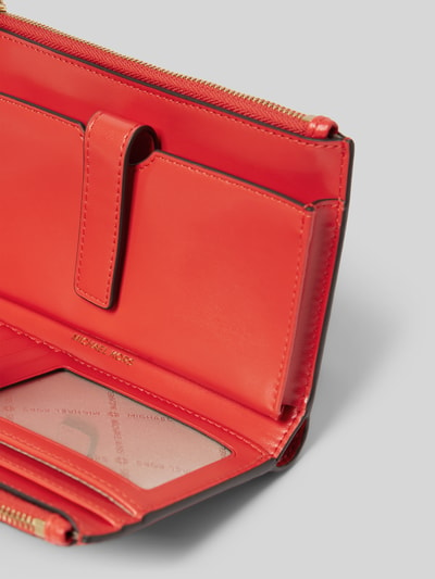 MICHAEL Michael Kors Portemonnaie mit Label-Applikation Modell 'JET SET' Rot 3