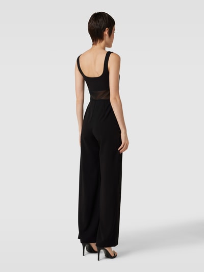 Lipsy Jumpsuit in effen design Zwart - 5