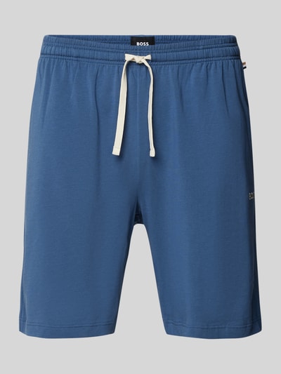 BOSS Sweatshorts mit elastischem Bund Jeansblau 1