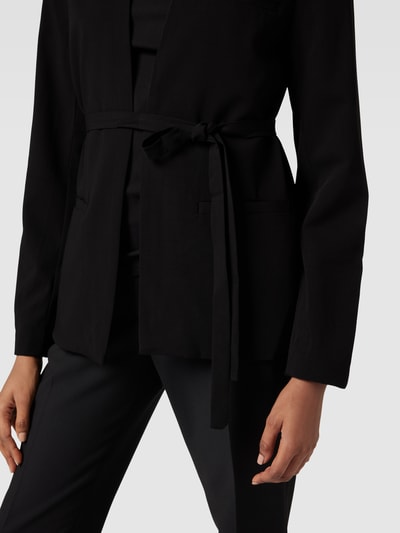 Object Blazer met opstaande kraag, model 'CECILIE' Zwart - 3