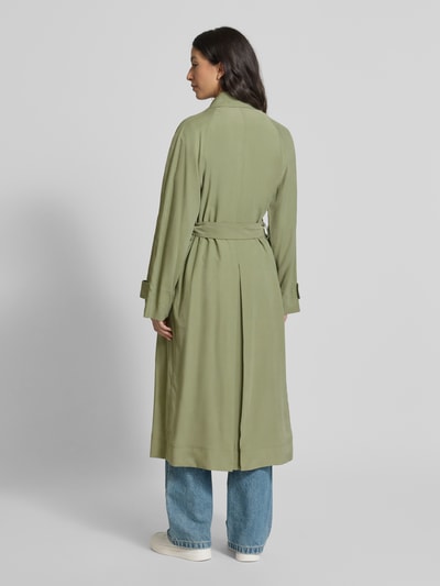 Mango Trenchcoat mit Bindegürtel Modell 'TAXI' Khaki 5