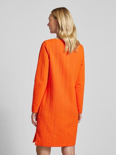 s.Oliver RED LABEL fließendes Midi-Kleid mit Baumwolle Orange 5