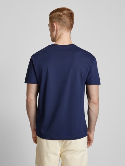 Polo Ralph Lauren T-shirt z detalem z logo Granatowy 5