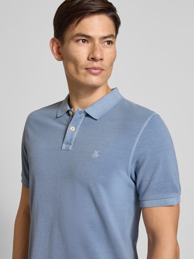 Marc O'Polo Regular Fit Poloshirt aus reiner Baumwolle Sky 3