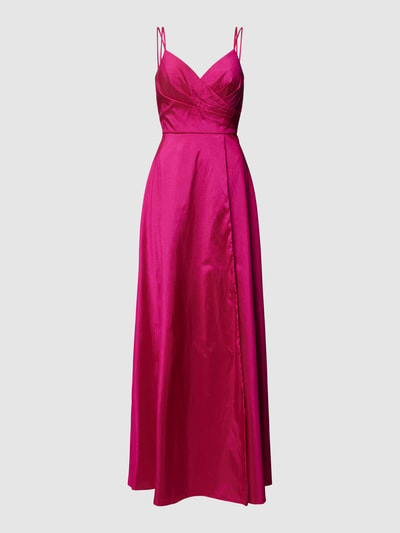 Luxuar Abendkleid mit Herz-Ausschnitt Pink 2