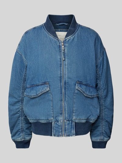 Levi's® Jeansbomberjacke mit Pattentaschen Modell 'ANDY' Jeansblau 1