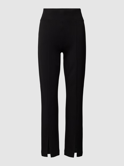 Christian Berg Woman Regular fit stoffen broek met siernaden Zwart - 2