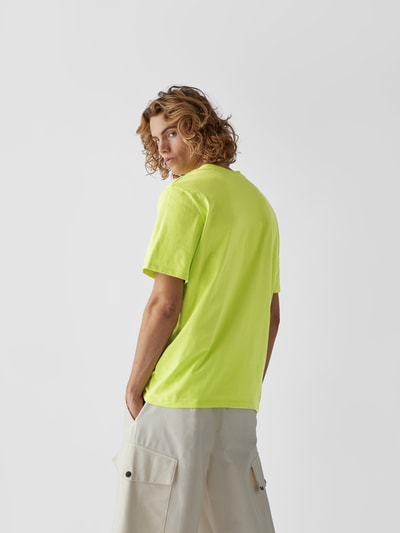 MSGM T-Shirt mit Brand-Print Apfelgrün 5