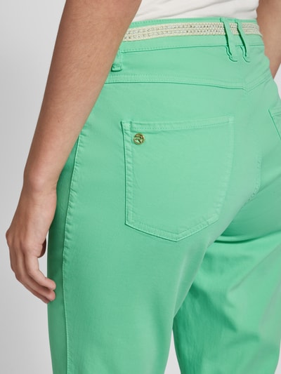 Rosner Spodnie materiałowe o kroju slim fit w kant model ‘ALISA’ Jasnozielony 3
