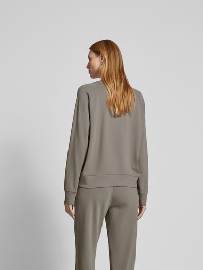 Juvia Sweatshirt mit gerippten Abschlüssen Khaki 5