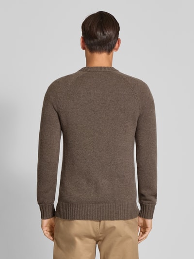 FTC-Cashmere Sweter z kaszmiru z okrągłym dekoltem Średniobrązowy 5