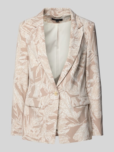 comma Blazer mit Reverskragen Taupe 2
