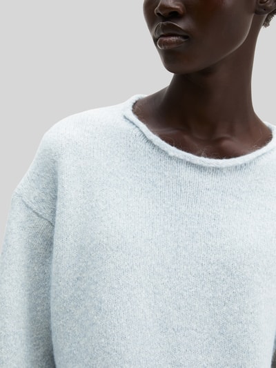 Marc O'Polo Pullover aus Alpaka Woll-Mix Hellblau 3