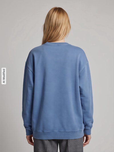 s.Oliver RED LABEL Relaxed Fit Sweatshirt aus Baumwoll-Mix - s.Oliver x Heidi Klum Blau 5