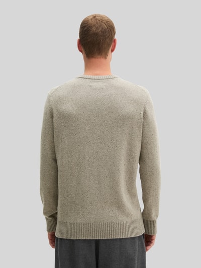 Marc O'Polo Pullover mit Tweedstruktur Beige 5