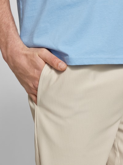 Only & Sons Regular fit korte broek met structuurmotief, model 'DRUM LIFE' Zand - 3