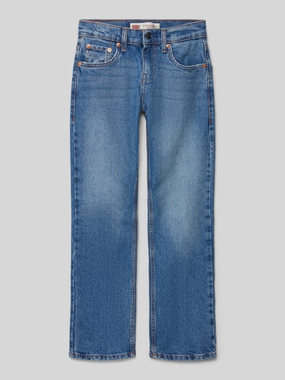 Levi’s® Kids Straight Leg Jeans im 5-Pocket-Design Modell '551' Blau 1