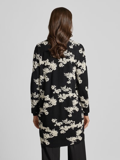 Vero Moda Regular fit cardigan van viscosemix, model 'NANCY' Zwart - 5