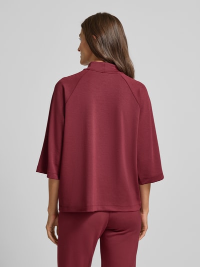 Soyaconcept Sweatshirt mit Stehkragen und 1/2-Arm Modell 'BANU' Bordeaux 5