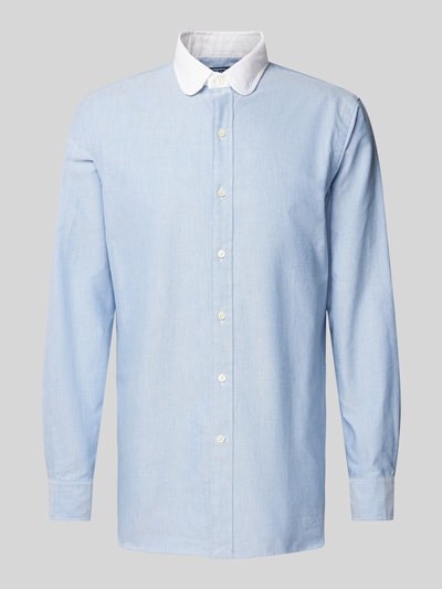 Polo Ralph Lauren Comfort fit zakelijk overhemd met kentkraag Bleu - 2