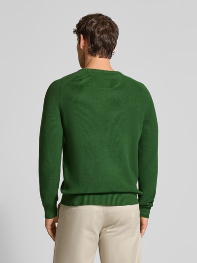 Fynch-Hatton Strickpullover aus reiner Baumwolle Gruen 5