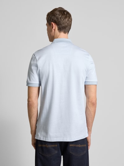 BOSS Regular Fit Poloshirt mit Label-Detail Modell 'Parlay' Bleu 5