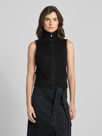 Zero Weste mit Stehkragen Black 4