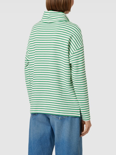 Tom Tailor Sweatshirt mit Streifenmuster Gruen 5