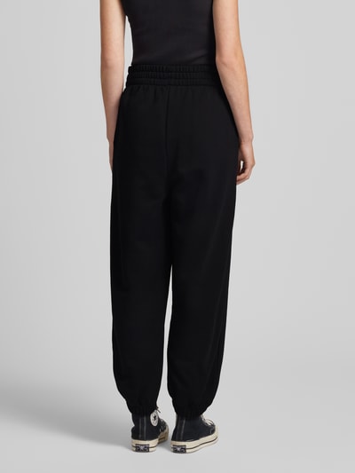 Karo Kauer Sweatpants met labelprint Zwart - 5