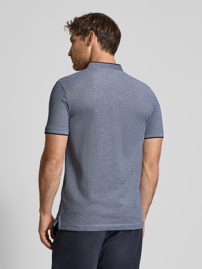 Tom Tailor Denim Regular Fit Poloshirt aus reiner Baumwolle Blau 5