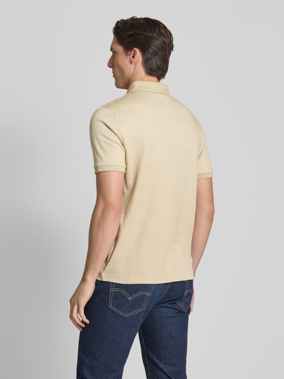 HECHTER PARIS Poloshirt mit kurzer Knopfleiste Beige 5