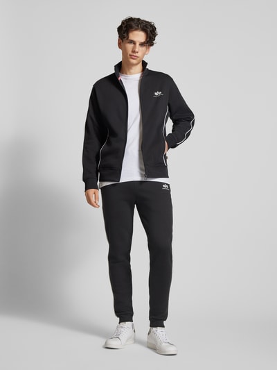 Alpha Industries Sweatpants mit elastischem Bund Black 1