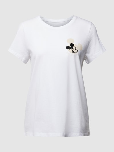 Frogbox T-Shirt mit Motiv-Print Modell 'Mickey Mouse shirt' Weiss 2