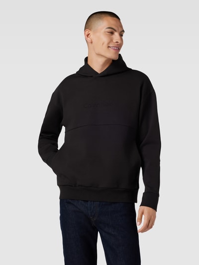 CK Calvin Klein Hoodie mit Logo-Print Modell 'COMFORT' Black 4