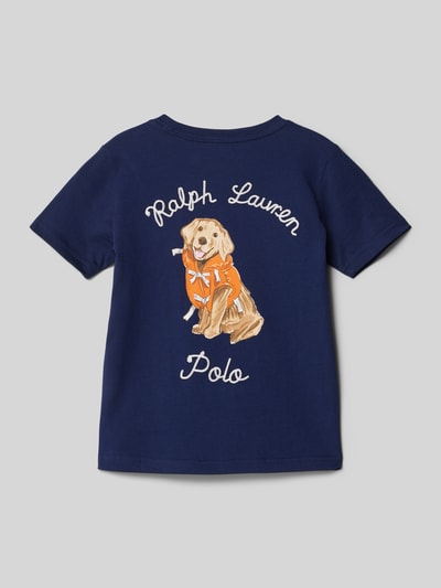 Polo Ralph Lauren Kids T-Shirt mit Brusttasche Marine 3