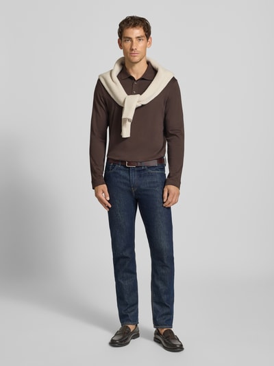 JOOP! COLLECTION Modern Fit Poloshirt aus reiner Baumwolle Modell '01Perolo' Schoko 1