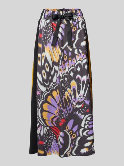 adidas Sportswear Midirock mit Animal-Print Modell 'Farm' Lila 2