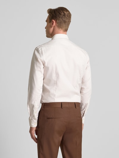 Jake*s Slim Fit Business-Hemd mit Kentkragen Taupe 5