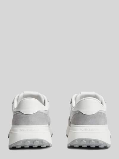 Tommy Jeans Sneaker aus echtem Leder Hellgrau 5