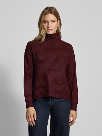 B.Young Gebreide pullover, model 'Onema' Donkerrood - 4