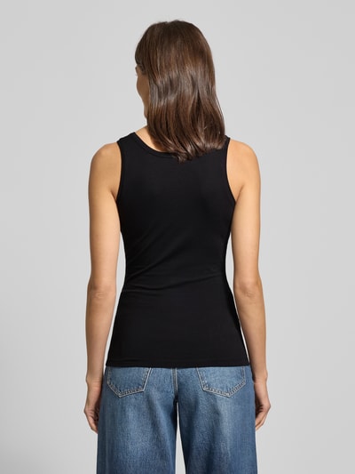 OPUS Tanktop van een mix van katoen en elastaan Zwart - 5