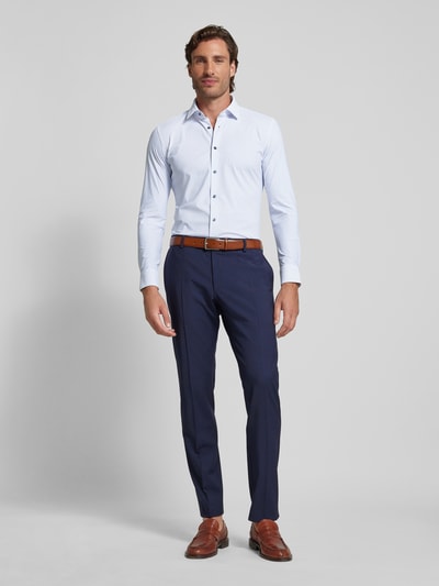 BOSS Slim fit zakelijk overhemd met kentkraag, model 'Hank' Wit - 1