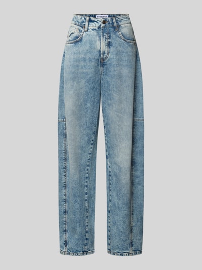 CAMBIO Baggy Jeans aus Baumwoll-Mix Hellblau 1
