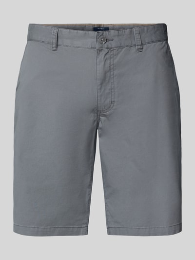 MCNEAL Slim Fit Bermudas mit Eingrifftaschen Mittelgrau 2