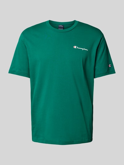 CHAMPION T-shirt met labelprint Donkergroen - 2