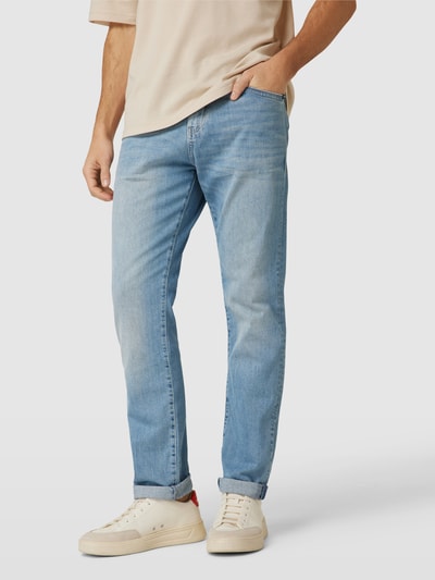 Tom Tailor Slim fit jeans met steekzakken Lichtblauw - 4