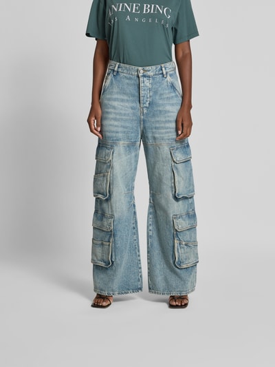Diesel Wide Fit Jeans mit Lyocell-Anteil Hellblau 4