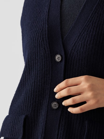 Lisa Yang Strickjacke aus Kaschmir Marineblau 3